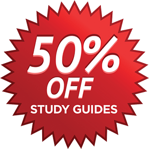 50 percent discount on additional study guides