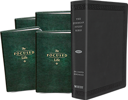 The Focused Life 4-Pack + The Jeremiah Study Bible, $200