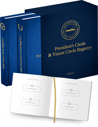 Inscription in the 2024 President’s Circle or Vision Circle Registry