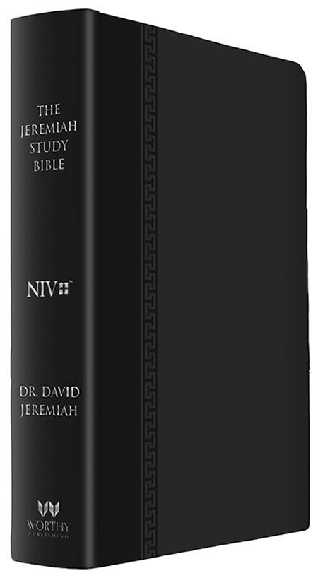 Jeremiah Study Bible - Black Leather Luxe (NIV)